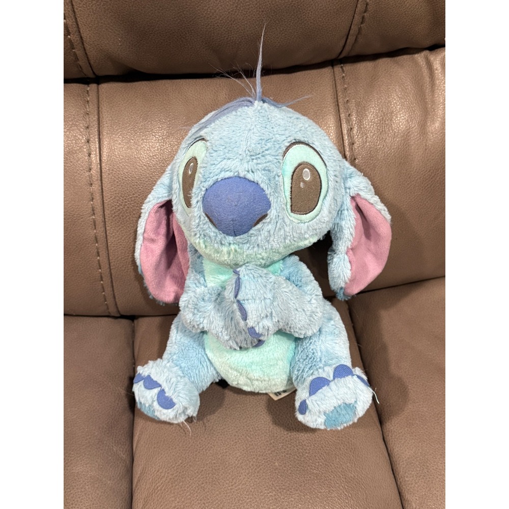 Disney Lilo and Stitch Blue Fuzzy Plush Stuffed Animal Toy Authentic‎ Disney